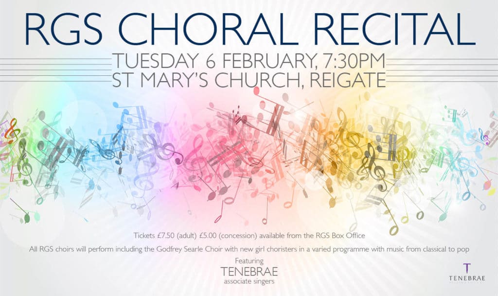 RGS Choral Recital February WEB - Reigate Grammar School